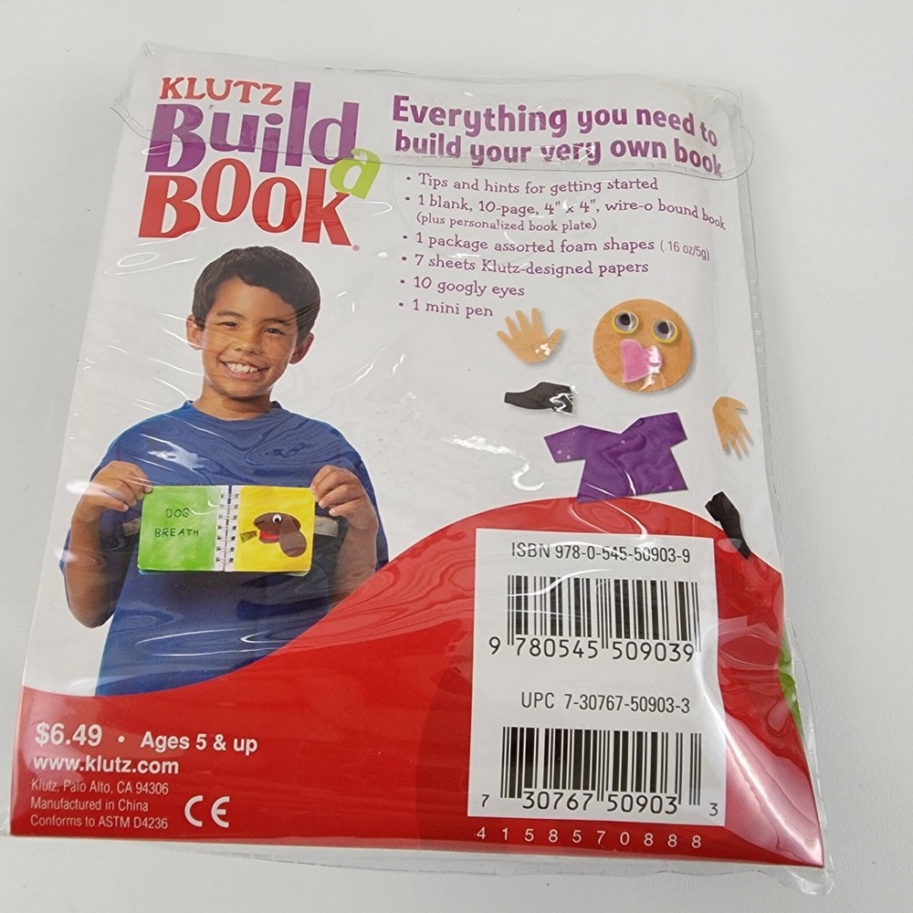 New‎ Klutz Build a Book - Everything Kid's Need to Build Their Own Fun Book.New